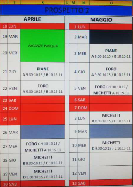 calendario