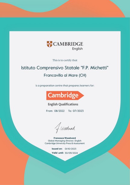 certificato Cambridge
